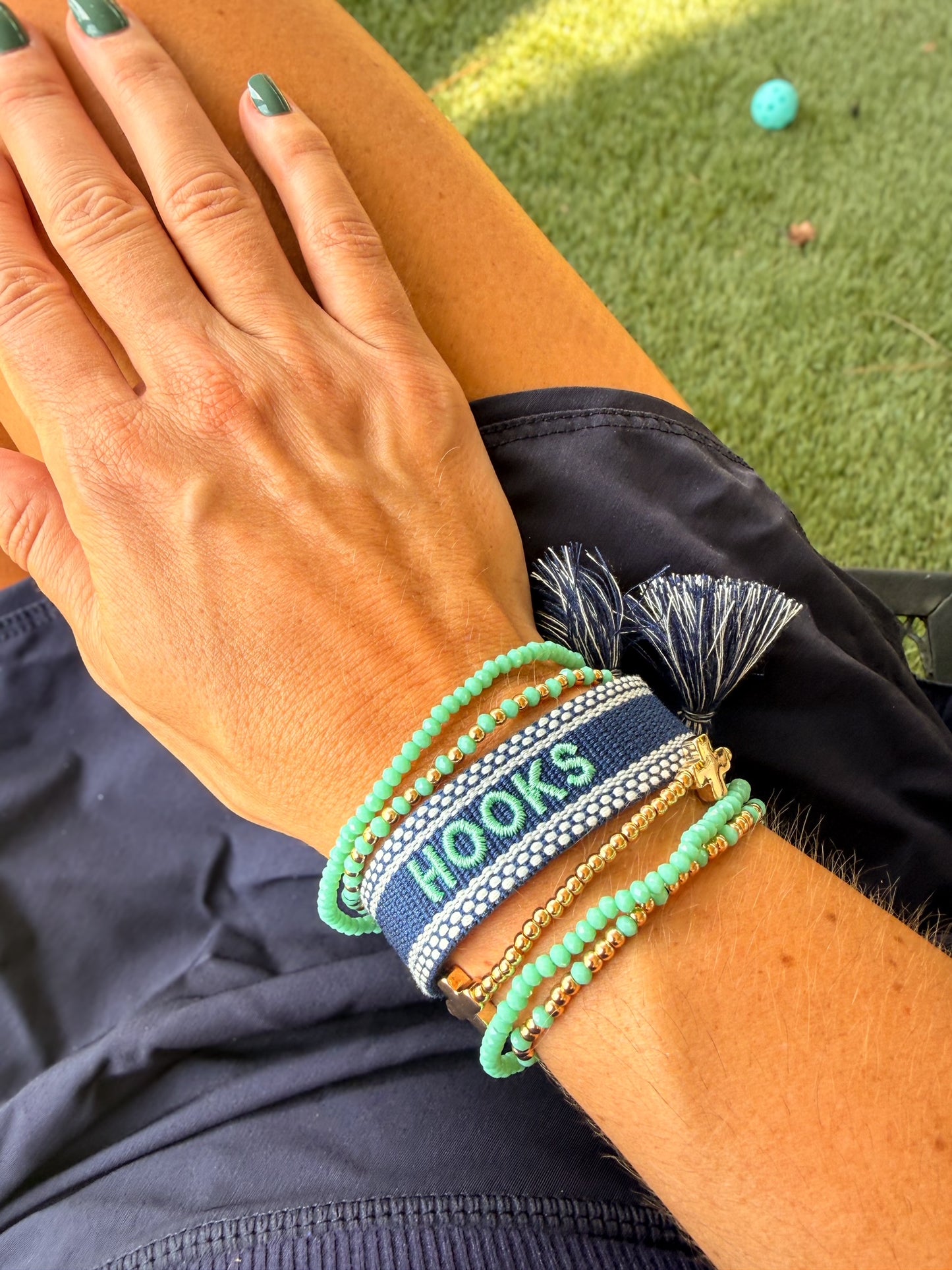 Hooks Embroidered Bracelet
