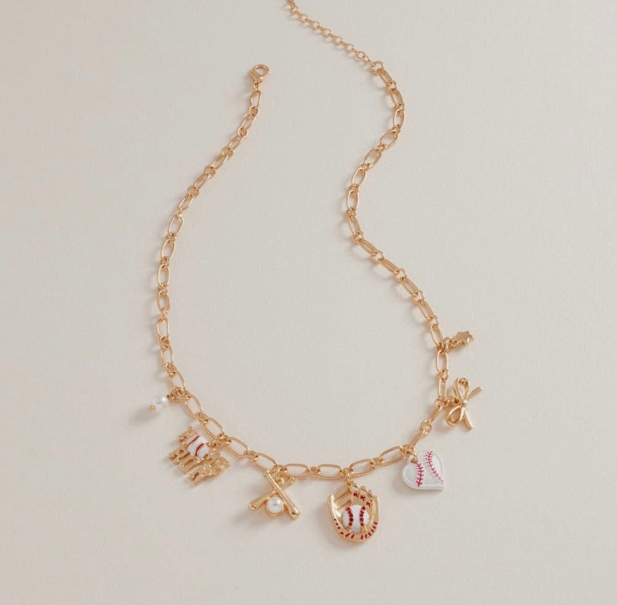 Extra Innings Charm Necklace