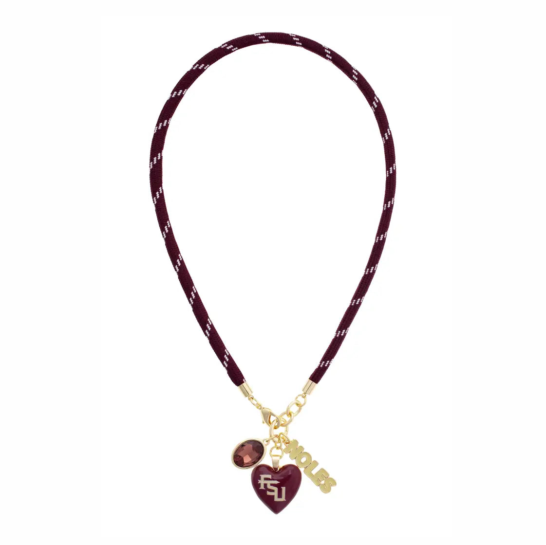 Seminole Charm Paracord Necklace