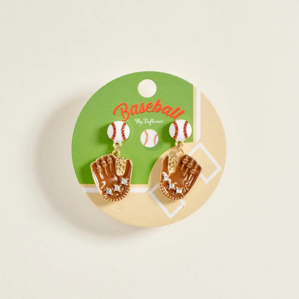 Ball and Glove Earrings
