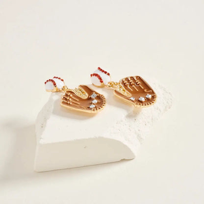 Ball and Glove Earrings