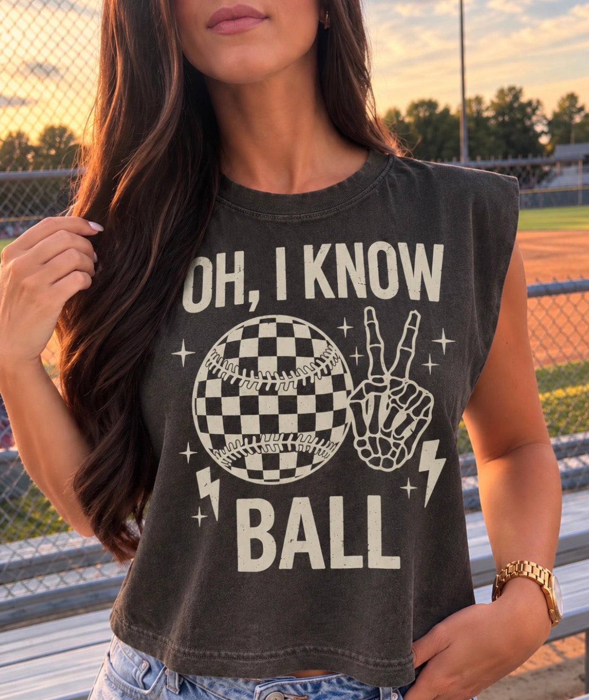 Oh I Know Ball Muscle Tank