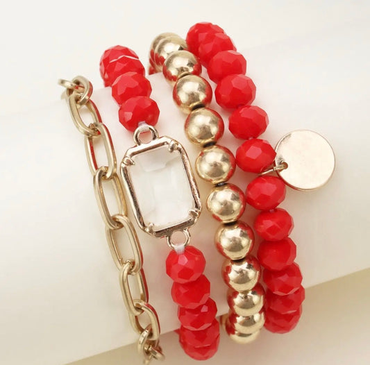 Go Team Bracelet Stack