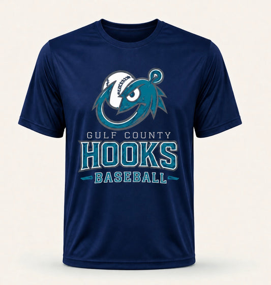 Hooks Dry Fit Youth Fan Tee