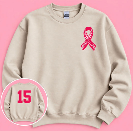 Double Sided Breast Cancer Awareness Pullover