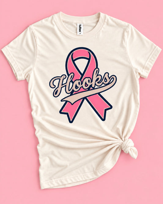 Hooks Breast Cancer Awareness Slim Fit Tee