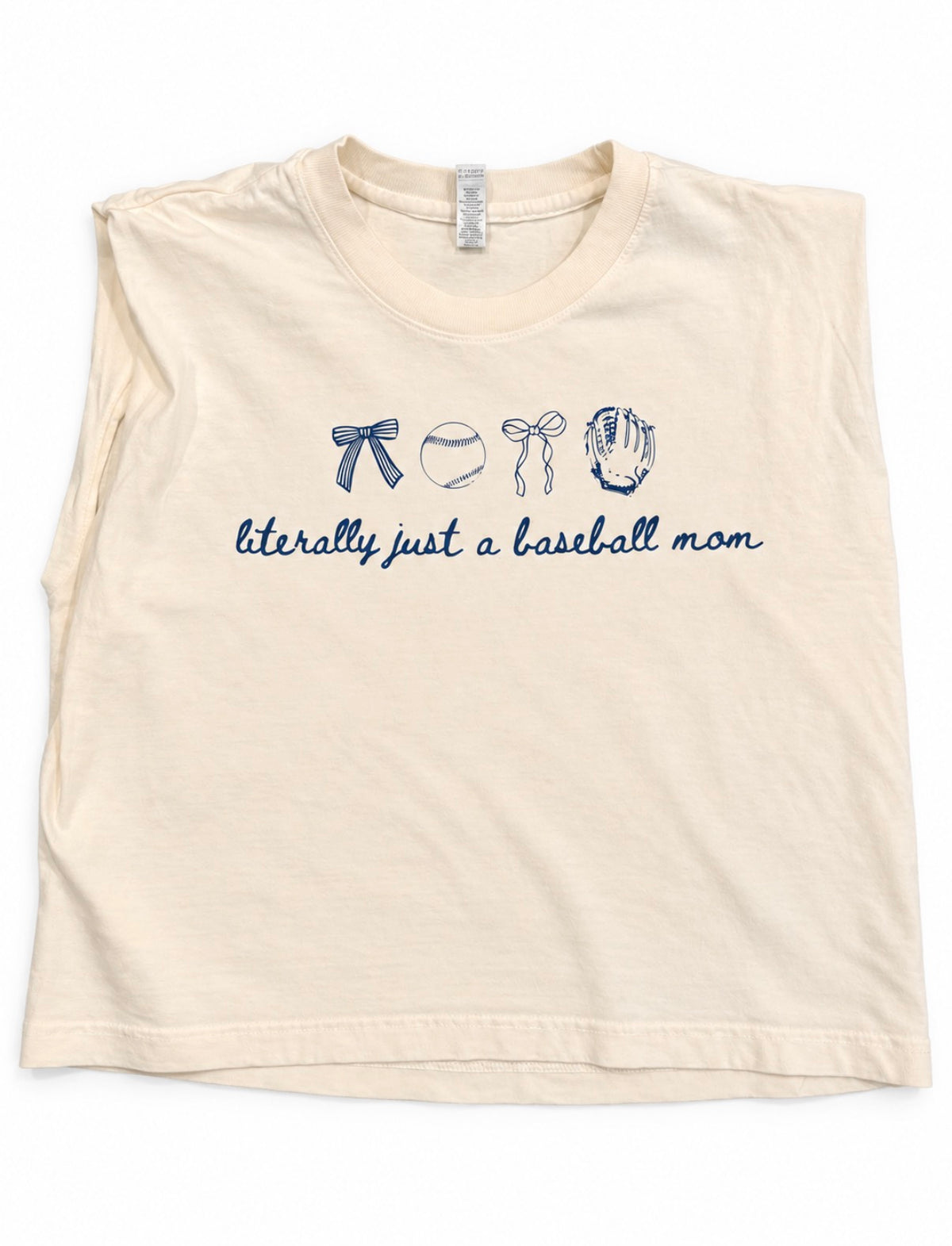 Literally Just a Baseball Mom Muscle Tank