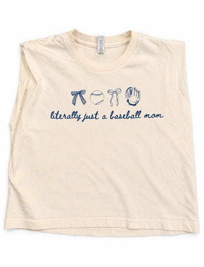 Literally Just a Baseball Mom Muscle Tank