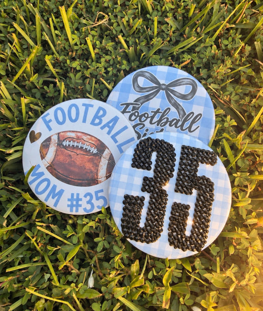 Football Mom/Sister Custom button set