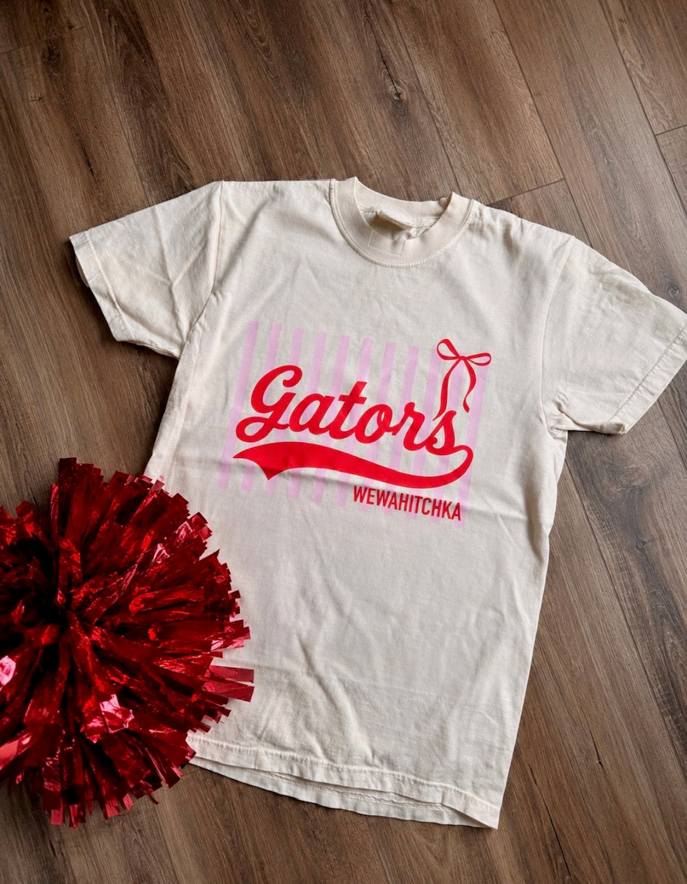 Gators Home Team Bow Tee