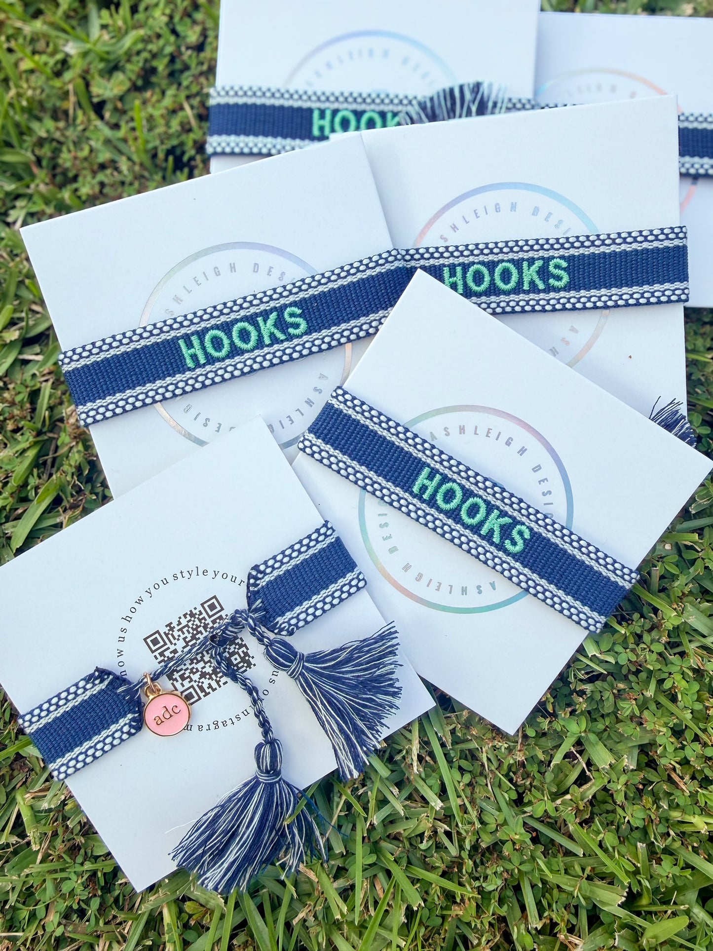 Hooks Embroidered Bracelet