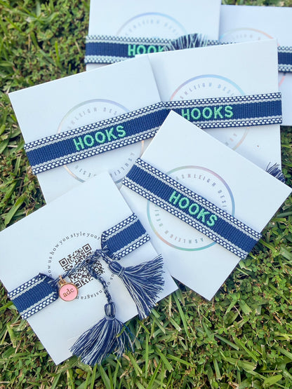 Hooks Embroidered Bracelet