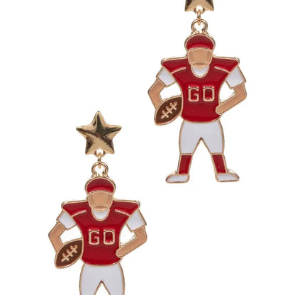 Quarterback Earrings