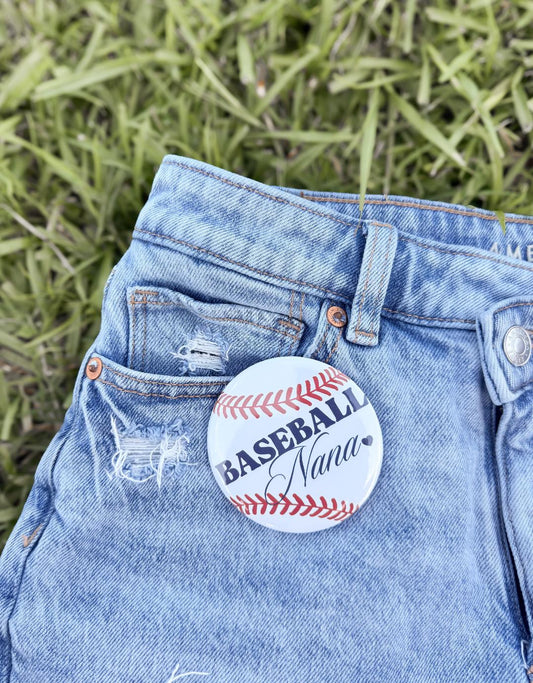 Personalized Baseball Button
